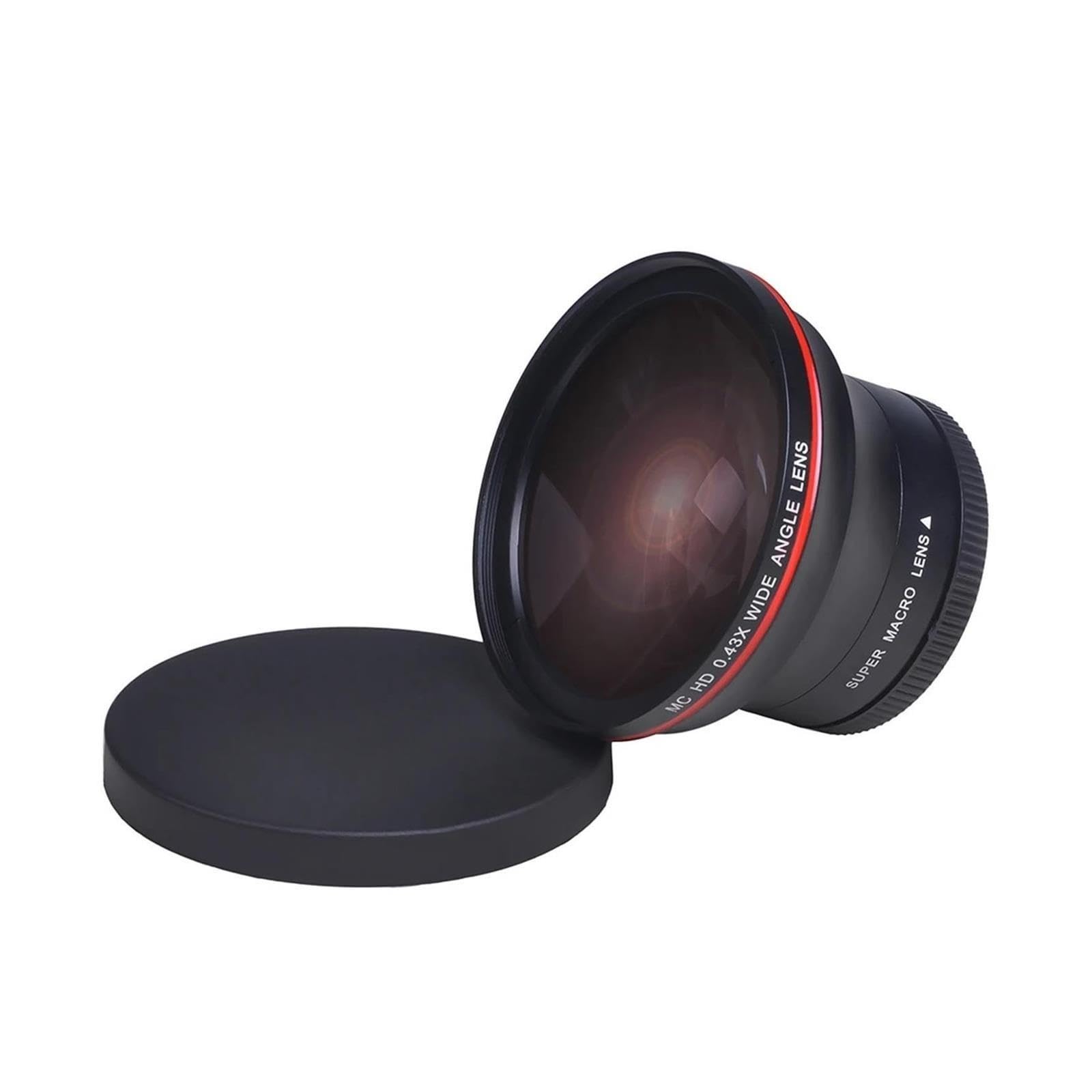Obiettivo grandangolare HD 55MM 0.43x, D3400 D5600, fotocamere Alpha