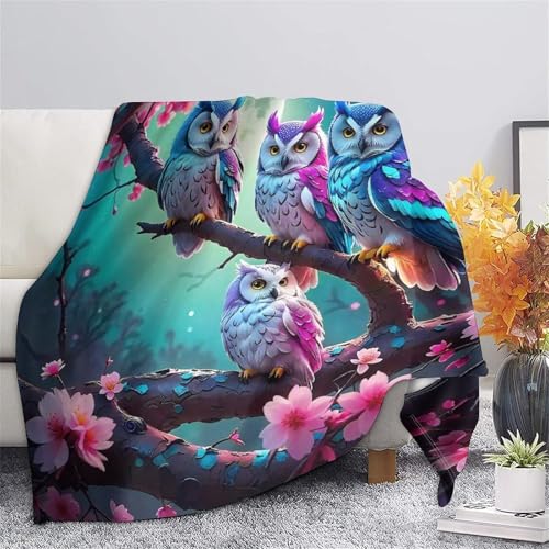 Couverture de lit douce Hiouf avec impression 3D et microfibre premium - 7