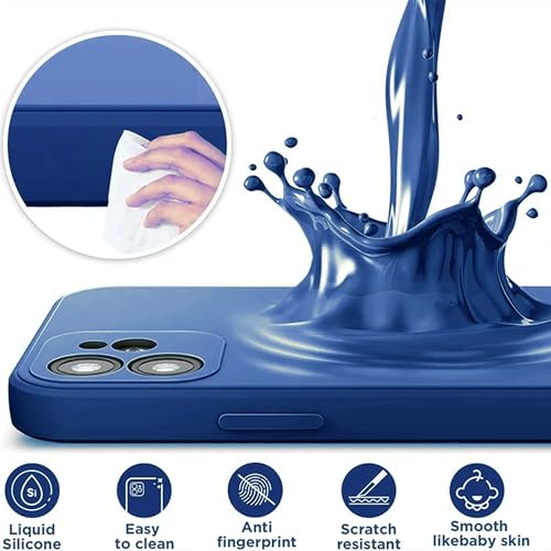 Image of FIRST MART Matte Silicone Back Cover for OnePlus Nord 5 - Blue