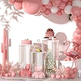 Toosci Clear Cylinder Pedestal for Party, Reusable Round Cylinder Plinths, Dessert Cake Table Display Pillars, Square Cylinder Pedestal for Wedding Birthday Party Art Decor
