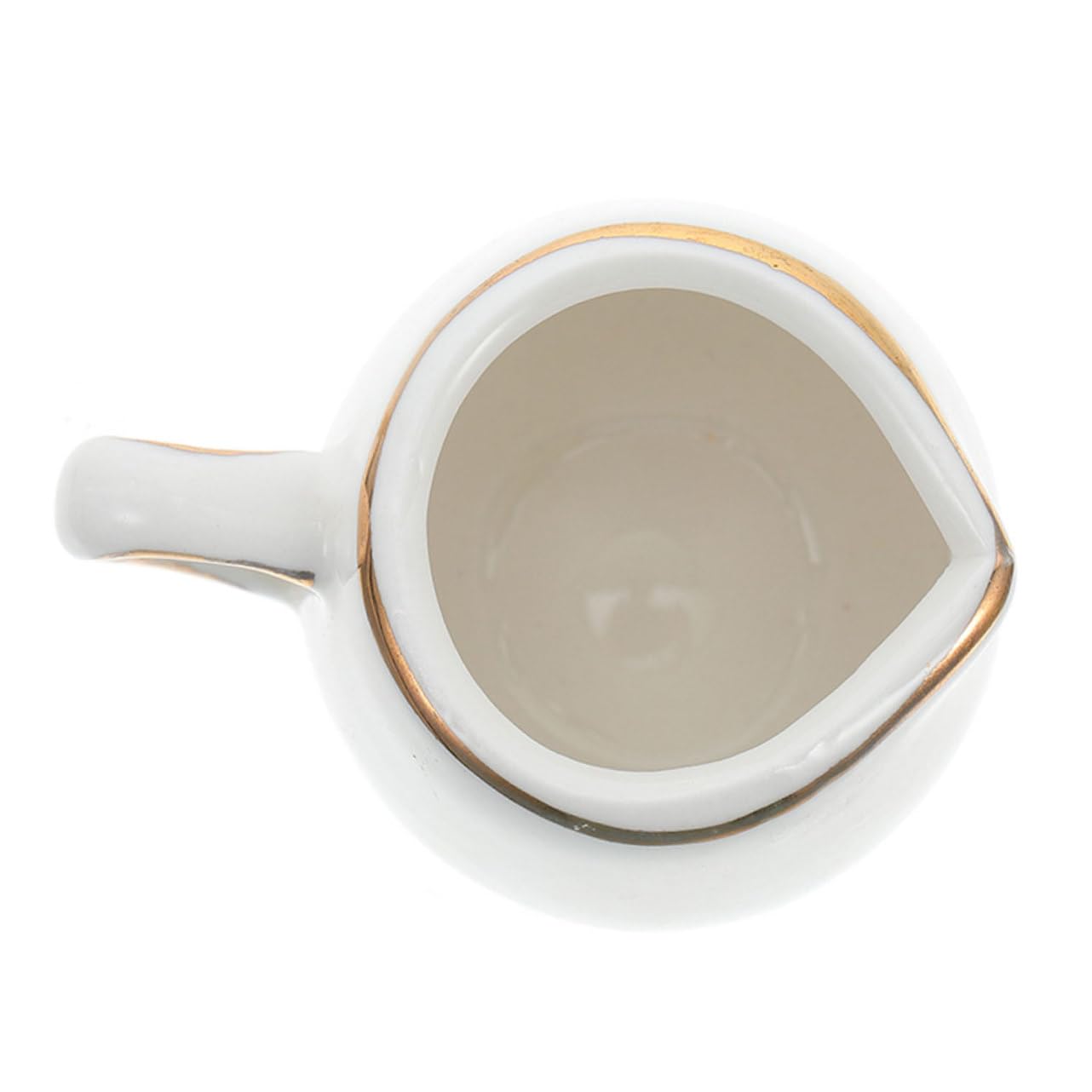 PRETYZOOM Small Milk Pitcher Ceramic Material Creamer Dispenser for Home Decor Restaurant Use
