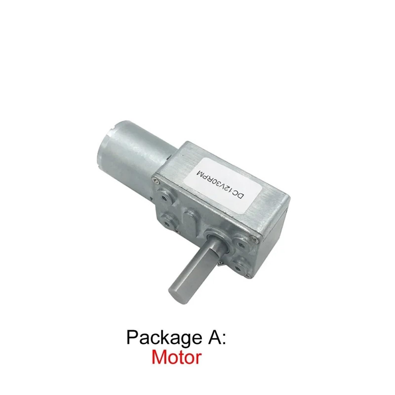 JGY-370 12 V 24 V silnik z przekładnią ślimakową 3 V 6 V 9 V 24 V z wałem o długości 25 mm samoczynnie blokujący silnik przekładniowy JGY-370 (90 obr./min, 24 V)