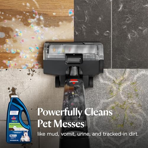 Image of Bissell Multi-Surface Pet Formula with Febreze Freshness, 22951, 64 Fl Oz, Use on Sealed Hard Floors, and Area Rugs, Removes Tough Messes, Febreze Freshness