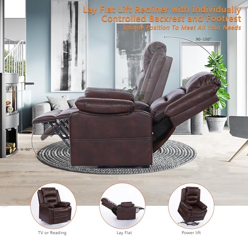 Sillón reclinable eléctrico con soporte y masaje miniatura 3