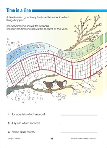 School Zone - Second Grade Super Scholar Workbook - 128 Pages, Ages 7 To 8, 2Nd Grade, Sentence And Story Structure, Parts Of Speech, Reading Comprehension, Cause And Effect, And More #TOP4