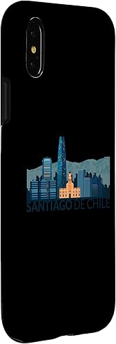 Miniatura 9 de iPhone 1212 Pro Santiago de Chile Skyline Silhouette Outline Sketch Case