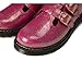 Dr. Martens Girls 8065 J (Little Big Kid) Mary Jane Flat, Fuchsia/Silver/Gold Glitter, 4