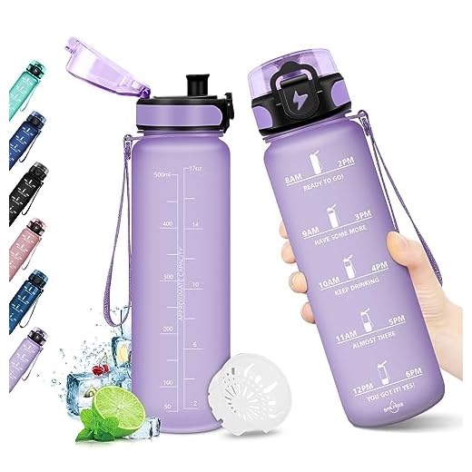 KollyKolla Botella de Agua 500ml, Cantimplora Infantil sin BPA & Prueba de Fugas, Reutilizable, Garrafa Agua para Niños, Deporte, Colegio, Camping, Oficina, Bicicleta