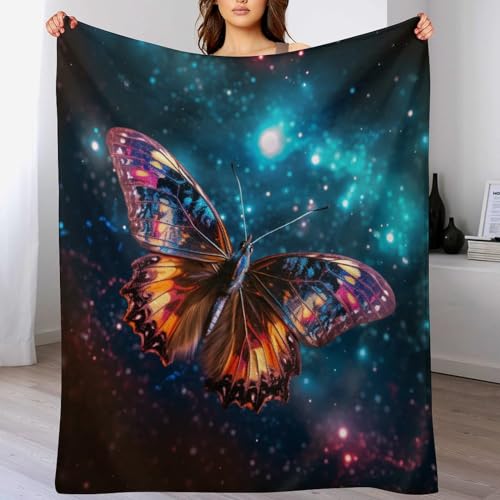 Couverture papillon douce et chaude, grand confort 150x200 cm - 2