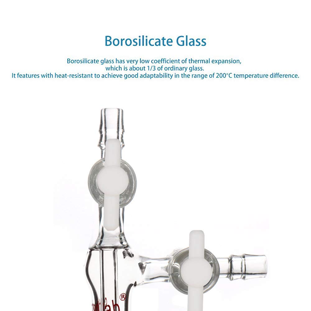 Stonylab Glass 1420 Straight Laboratory Adapter, India | Ubuy