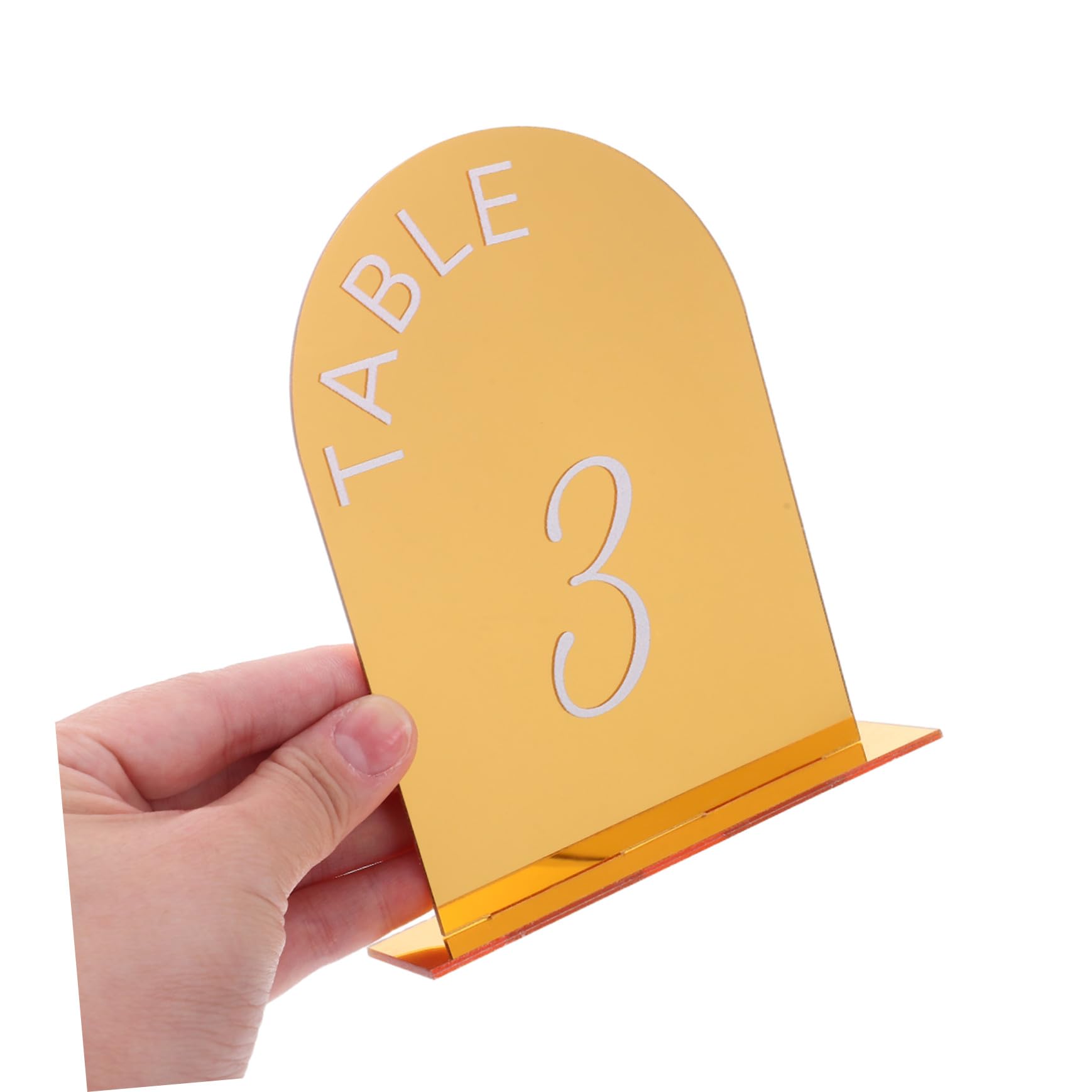 10 Stück Doppelseitige Tischnummern Für Hochzeiten Tischnummernständer Für Hochzeiten Tischmarkierungen Für Empfänge Tischkartenhalter Aus Acryl Bogen Tischnummern Für