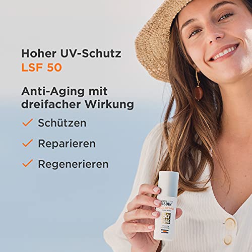 ISDIN FotoUltra Age Repair FW LSF 50 | Tägliche Sonnencreme für das Gesicht | Dreifache Anti-Aging-Wirkung, 50 ml - Image 3