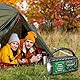 Kurbelradio, Solar Notfallradio mit 20000 mAh Powerbank, AM/FM/SW/WB Wetterradio, 4 Stromquellen, Taschenlampe & USB-C-Ladegerät & SOS-Alarm, IPX6 wasserdicht für Outdoor, Camping, Baustellen, Orange