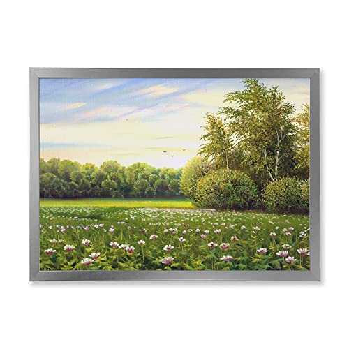 Spring Trees tableau encadré paysage pour illuminer un intérieur sombre