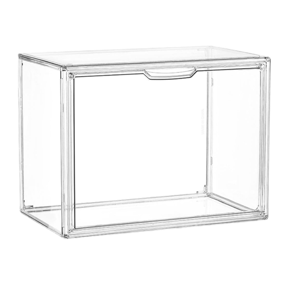 Garneck Scatola per Libri Trasparente in Plastica, Organizer Semplice
