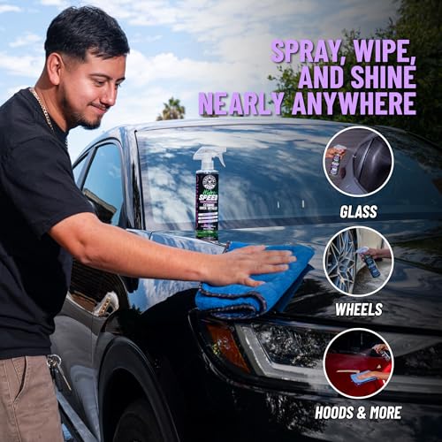 Image of Chemical Guys HydroSpeed & HydroSuds Car Wash Kit - Ceramic Quick Detailer and Car Wash Soap Bundle - Car Detailing Kit with High Foam Shine Protection, Works with Foam Cannon or Gun, 16 oz Each
