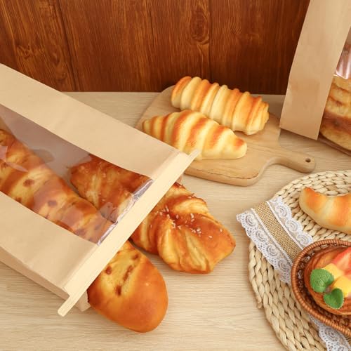 120pcs Bread Bags with Tab