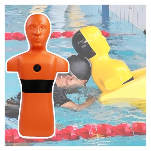 Muñeco de entrenamiento para rescate acuático naranja miniatura 1