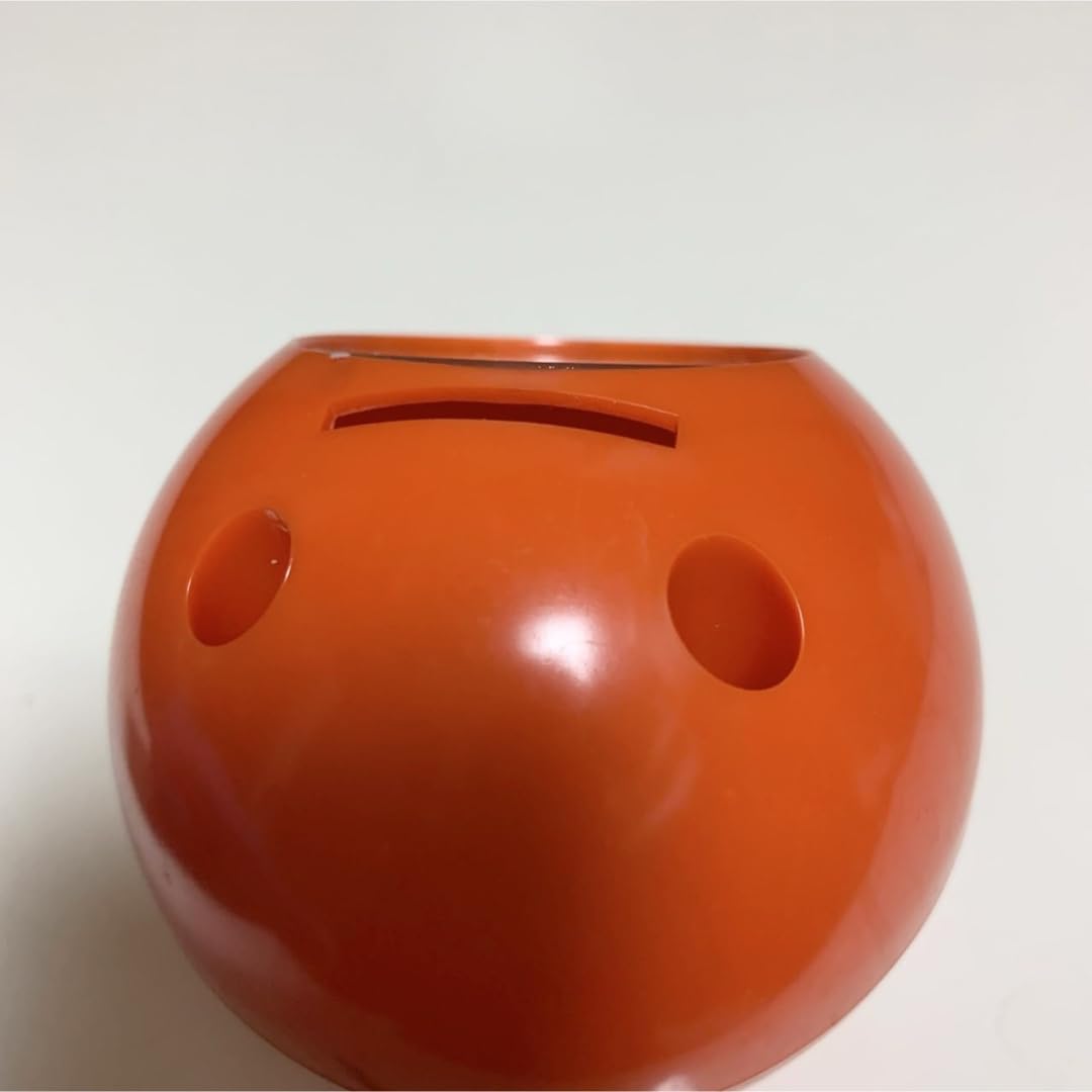 ☘️昭和レトロポップ☘️オレンジ色の子鹿貯金箱&フラワーミラー ☘️昭和レトロポップ☘️オレンジ色の子鹿貯金箱&フラワーミラー