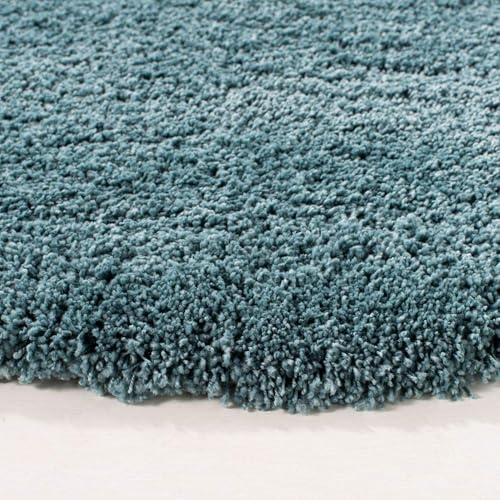 Image of Plain Rugs and Carpet and Carpets for Hall and Drawing Room 6x6 Round Light Blue Color