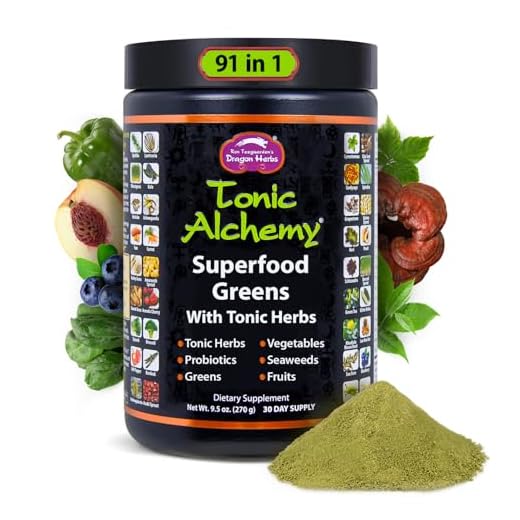 Dragon Herbs - Tonic Alchemy - The Ultimate Supertonic Superfood Blend - 9.5 oz