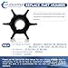 Water Pump Impeller For Nissan Tohatsu 6 8 9.8 HP Outboard 3B2650211 3B2650210 3B2650211M Mercury 47-8037481 Johnson Evinrude 5040525 Sierra 18-8920 3B2-65021-0 3B2-65021-1 3B2-65021-1M 8M0214945