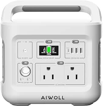 新品未使用AIWOLL ポータブル電源 355Wh 400W ホワイト 新品未使用
