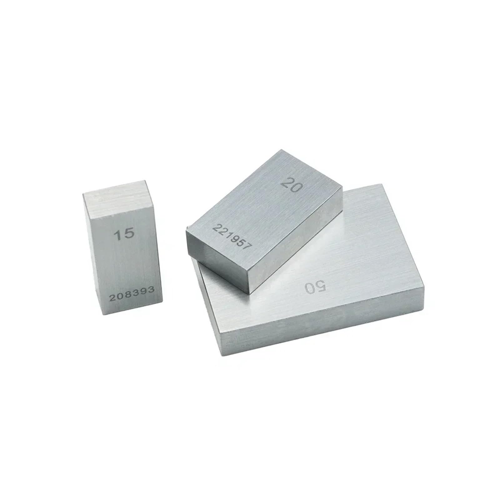 Płytka wzorcowa, Precyzyjny Miernik Blokowy Zmierz Blok Pomiarowy Stalowy Kwadratowy Miernik Zmierz Noniusz Suwmiarka Mikrometr 15 Mm, 20 Mm, 25 Mm, 30 Mm, 50 Mm(80mm 0 grade)