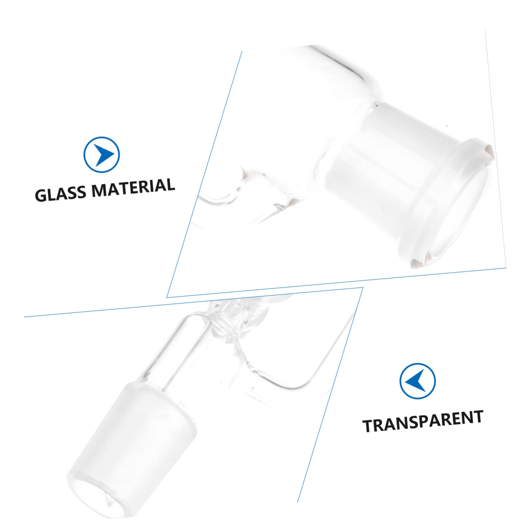 LIFKOME Scheidetrichter und Chemisch Beständig für Laboranwendungen Korrosionsbeständig Robuster Zylindrischer aus Glas mit Ptfe Pistole