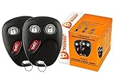 Discount Keyless Replacement Key Fob Car Entry Remote For Chevy Trailblazer GMC Envoy 15008008, 15008009 (2 Pack)