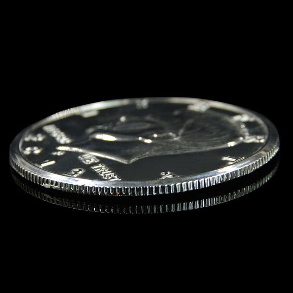 Amazon | Tiuimk ジャンボマジックコイン - シルバーメタル素材 | マジック・手品 | おもちゃ