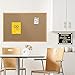 Mead Corkboard, 3' x 2' Bulletin Board, Oak Finish Frame Cork Board (85366)