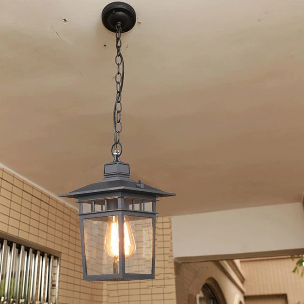 lampy wiszące, Oświetlenie sufitowe w stylu vintage, lampa wisząca, latarnia, ganek, kuchnia, patio, ogród, podwórko, wejście