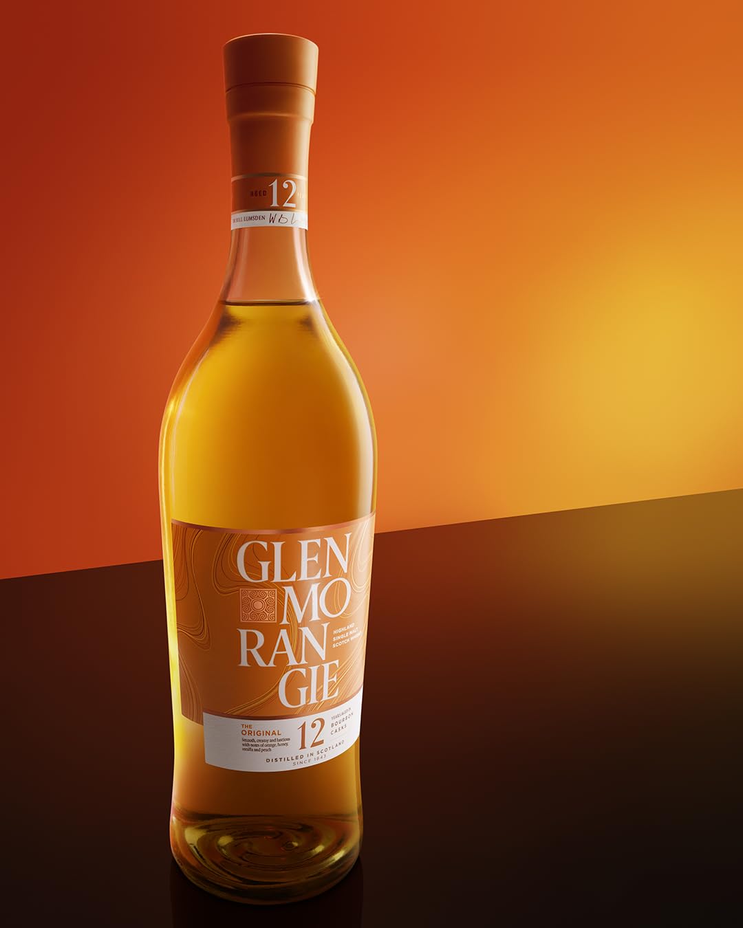 Glenmorangie The Original 12 ans Single Malt Whisky 70cl 40% étui | Whisky single malt 40%. Vieilli 12 ans en fûts de bourbon. Profil net et fruité.