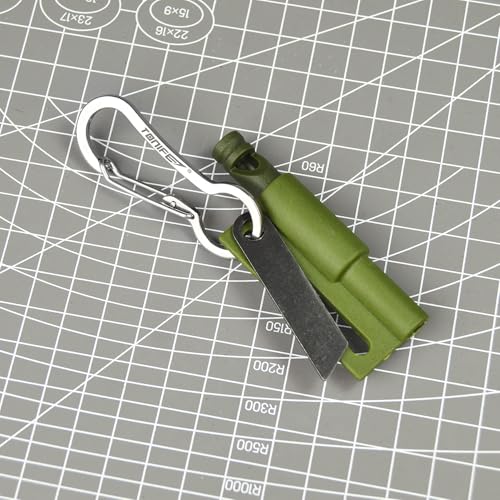 TONIFE Ferro Rod,Fire Starter Survival Tool,Fire Starting Kit,Suitable for Hiking,Camping,Outdoor Survival,Outdoor Survival Companion MT4202 (Plastic-Green) - image 6