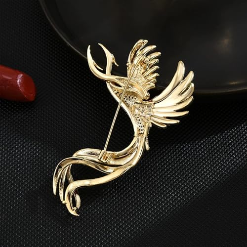 Image of HETICA Women Animal Floral Brooch Pin Accessory Perfect as a Gift for Anniversary Celebrations, Parties, Or Everyday Wear