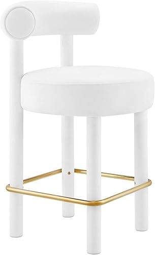 Miniatura 23 de Modway EEI-6705-IVO Toulouse Boucle - Juego de 2 sillas de comedor de tela, color marfil Azul medianoche,Marfil,Negro -,Blossom,Gris,Blanco,Negro