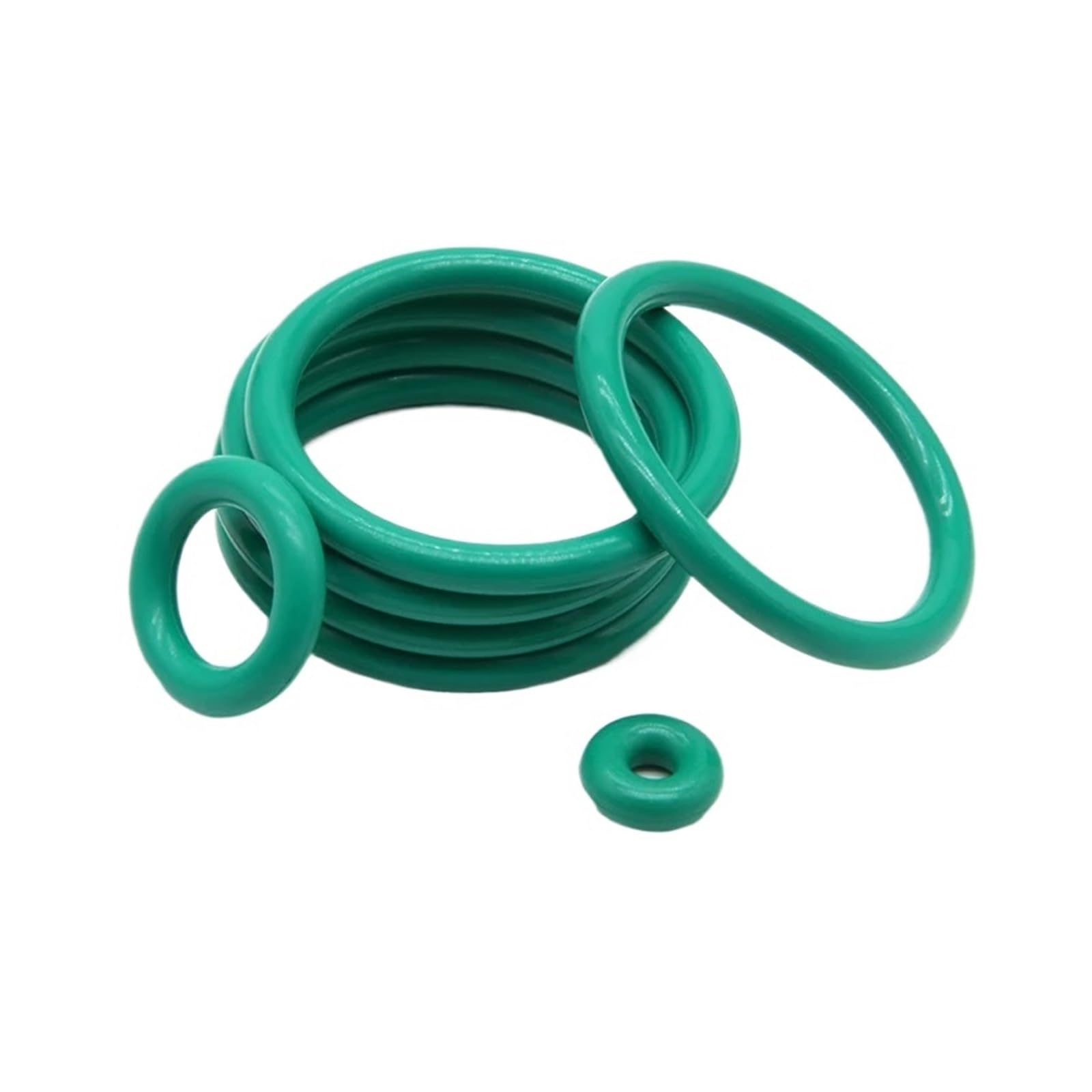 10-Pack FKM O-Ring Sealing gaskets with Insulating fluororubber(OD 11mm,CS 4mm)