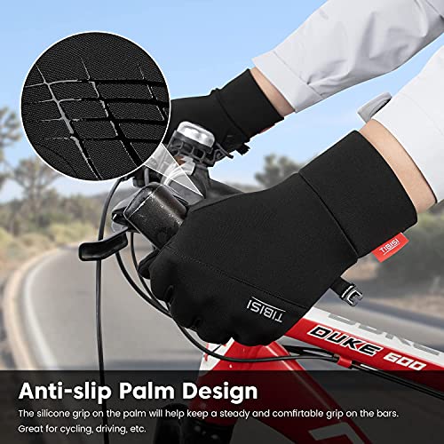 RUIXUE Handschoenen voor dames en heren, touchscreen, fietshandschoenen, hardloophandschoenen, warme winddichte winterhandschoenen, sporthandschoenen, uniseks, elastisch, licht, ademend, herfst - Image 6