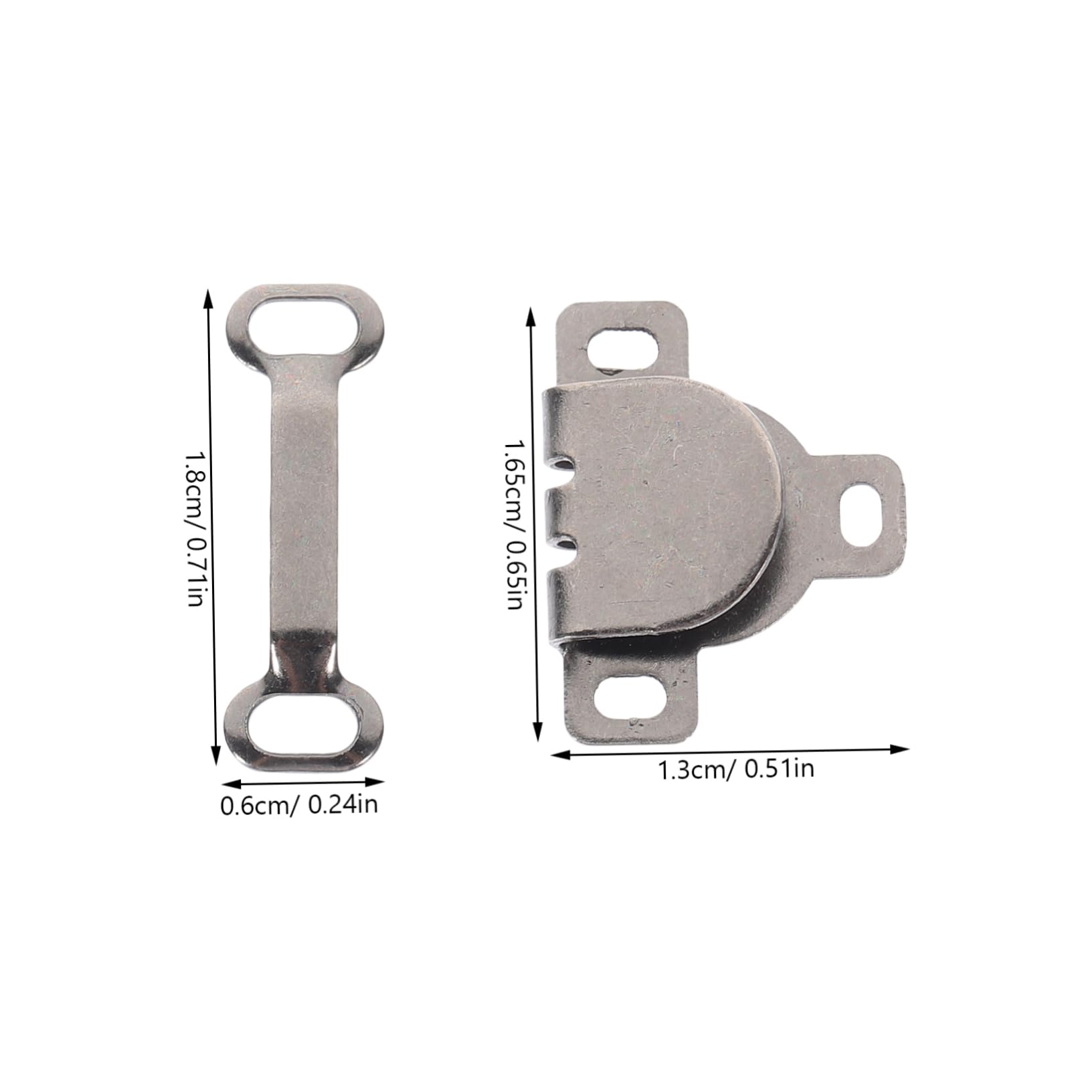 Gogogmee 10Sets Pants Hook and Bar Fasteners Durable Sewing Snap Hooks for Trousers Skirts and Jackets Comfortable Closure for Fashionable Outfits