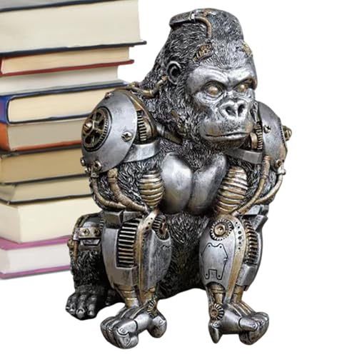 Statue Steampunk figurine mécanique animale sculpture résine moderne - 8