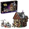 51u9+q Iril - LEGO Ideas Disney Hocus Pocus: The Sanderson Sisters' Cottage Collectible Building Set, Idea for Adults & Fans of Disney Movie Hocus Pocus, Includes Sanderson Sister Minifigures, 21341