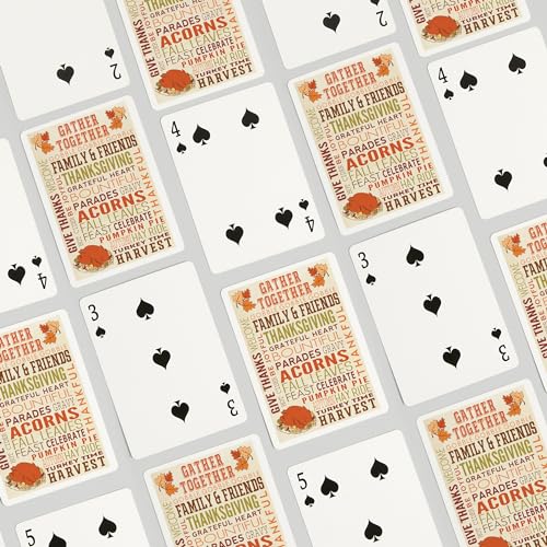 Baraja de Poker Gather Together Thanksgiving 52 Cartas miniatura 4