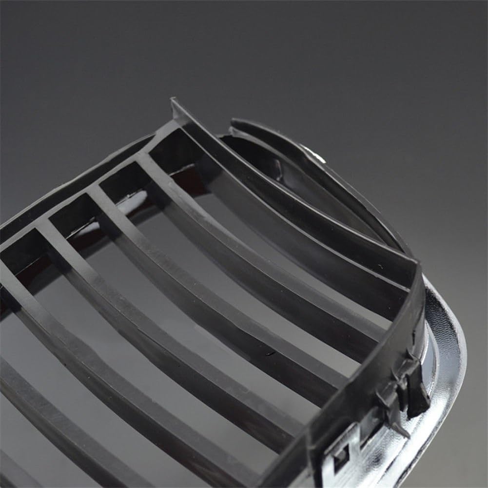 2 * przedni chromowany czarny grill Grill 97-03, dla BMW, E39 serii 5 525 530 535 540 M5