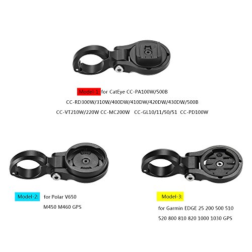 Suporte para computador de bicicleta, Romacci Suporte de haste de suporte para guiador TT/Aero de 22