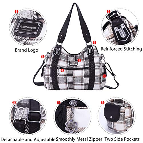 Image of Angel Barcelo Purses for Women Soft PU Leather Shoulder Bag Crossbody Purse and Handbags