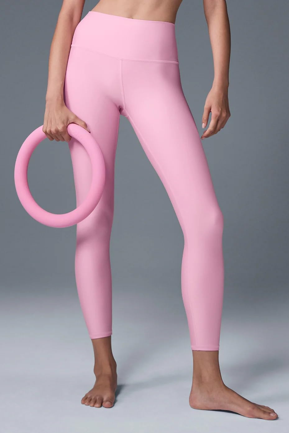 Alo Sweet Pink 7/8 High-Waist Airlift Legging by Alo Yoga - Image 2