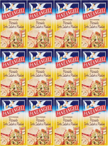 Paneangeli Lievito Pizzaiolo Torte Salate e Piadine Instant Levadura Mix 100% Italiana (3 x 15 g)