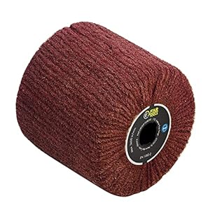 Fartools 110873 — Synthetische vezelborstel voor slijpmachine REX120 C, REX200, REX-H200 diameter 120 mm rood