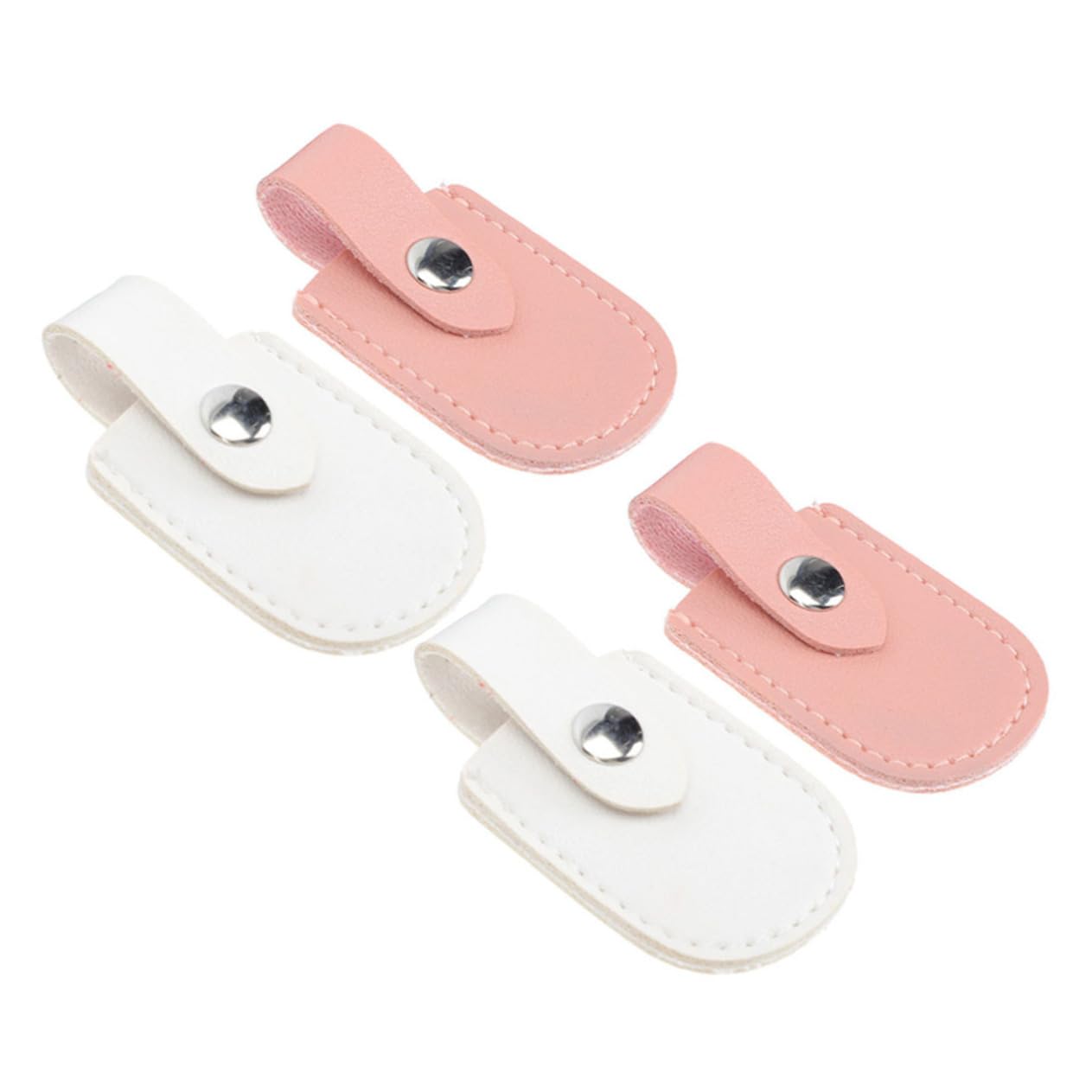 CALLARON 20pezzi Custodia Protettiva Per Unghie Pu Sacchetti Per Tronchesi e Cuticole Per Manicure e Pedicure Design e